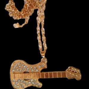 Guitar necklace brand new